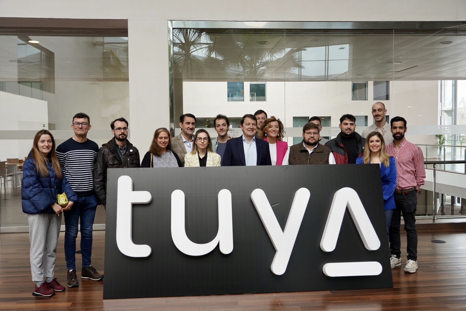 Alfonso Fernández Mañueco en la presentación del Plan de Vivienda Joven que beneficiará a 40.000 jóvenes. / Miriam Chacón