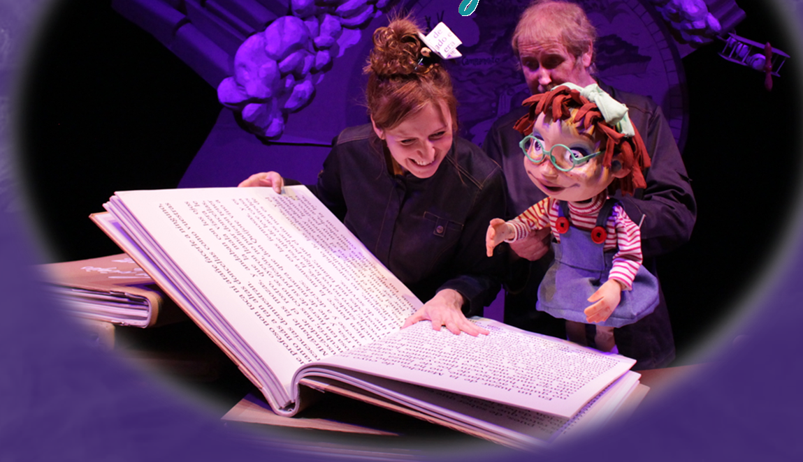 Cartel de la ‘Biblioteca imaginaria’.