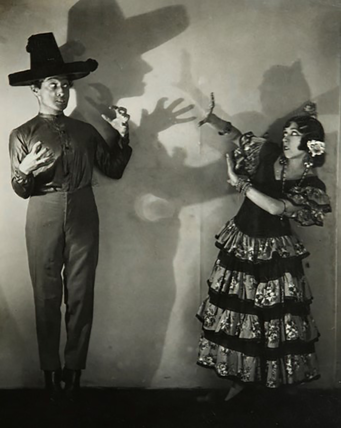 Escudero y Carmita García en “El amor brujo”.