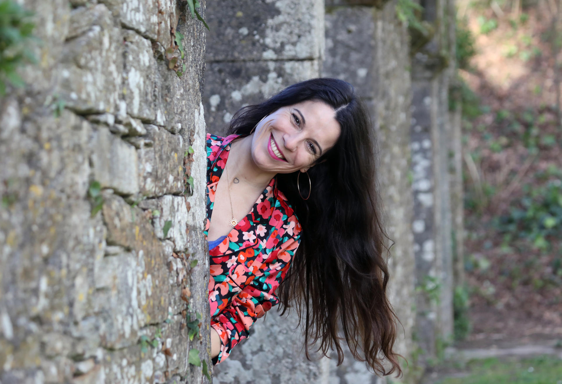 La organizadora de eventos Graciela Castro posa en Santiago de Compostela. / Xoan Rey (EFE)