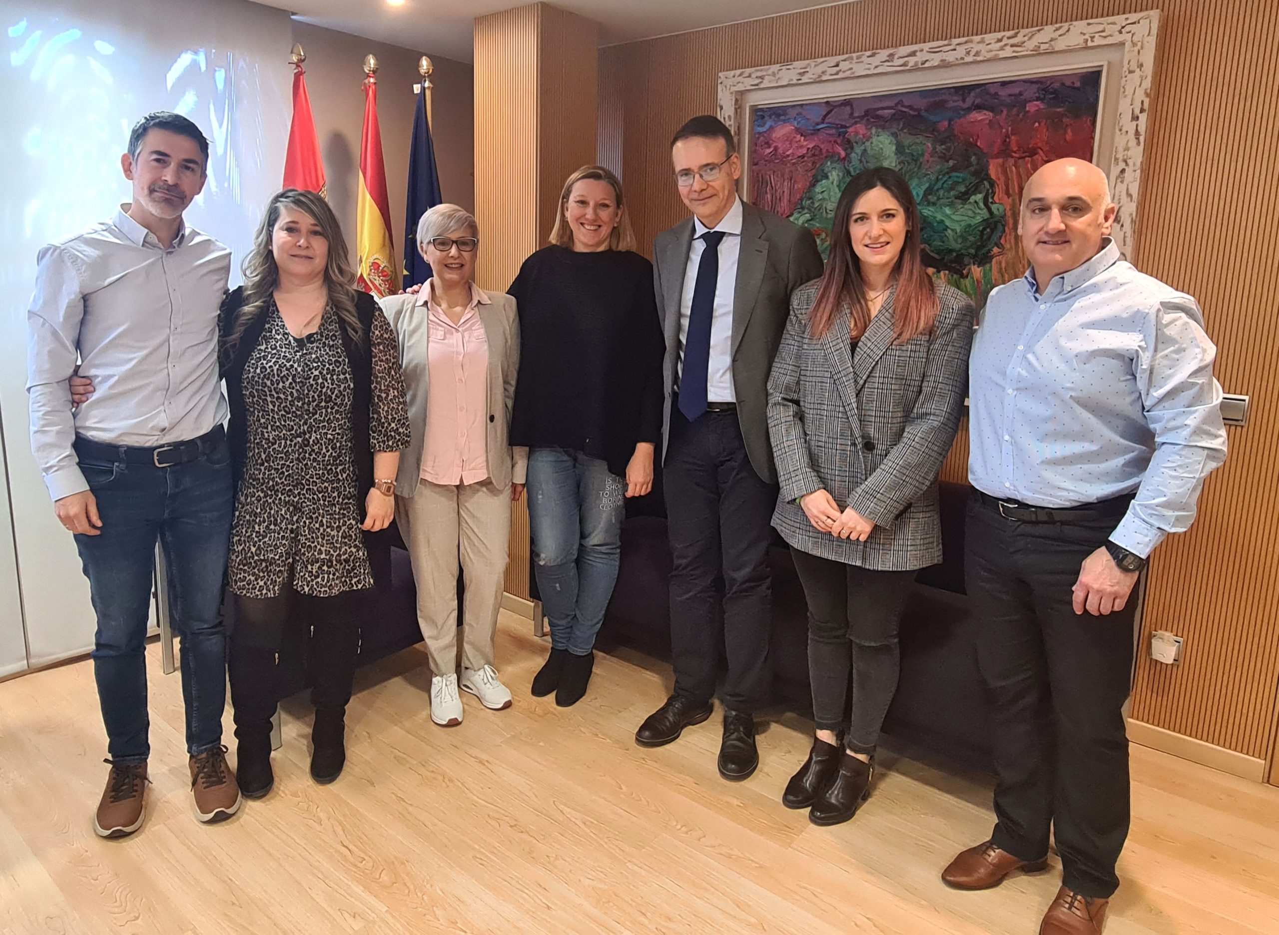 Isabel Blanco se reúne conla Asociación de Esclerosis Lateral Amiotrófica de Castilla y León. / ICAL