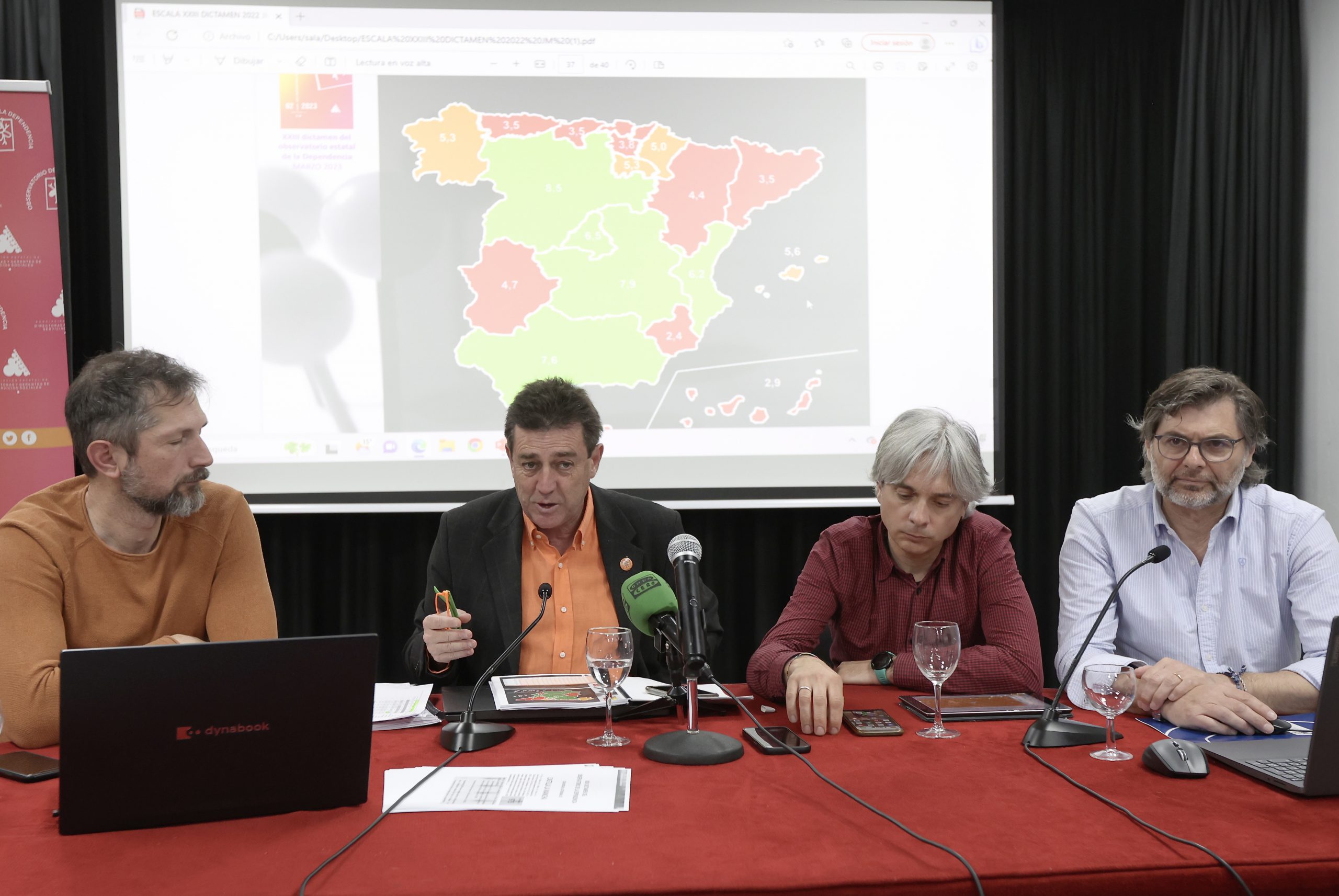 Presentación del Dictamen del Observatorio Estatal para la Dependencia. / Juan Lázaro