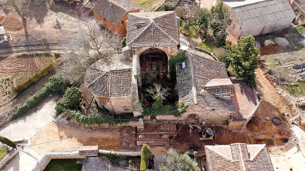 Vista de los trabajos arqueológicos que se han llevado a cabo en la calle de San Juan. / FORAMEN