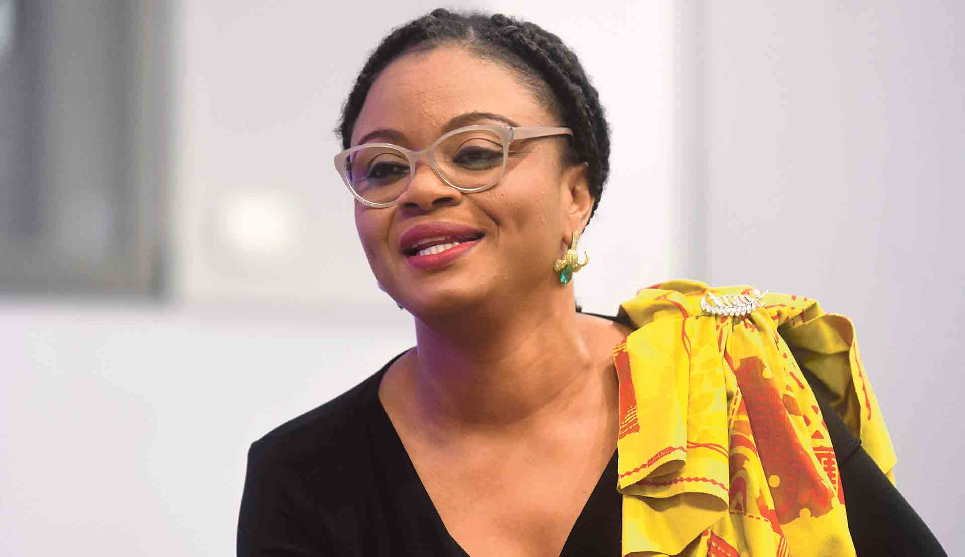 Patrice Juah durante su intervención en el Encuentro de Mujeres que transforman el mundo. / Pablo Martín (EFE)