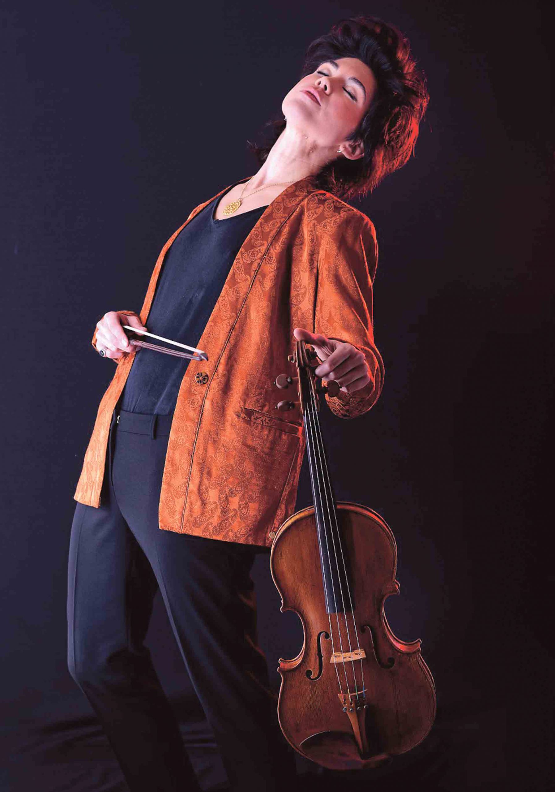 La violinista navarra Isabel Villanueva. / E. A.