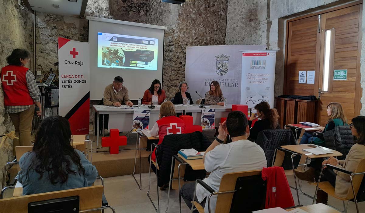 Encuentro de empresas celebrado en Cuéllar.