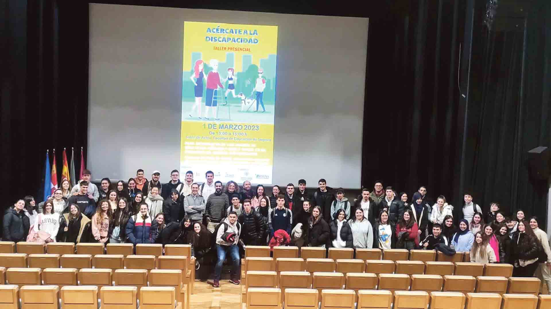 Momento de las ‘Jornadas de Fundamentos psicopedagógicos de la atención a la diversidad 2023’. / Rafael de la Puente