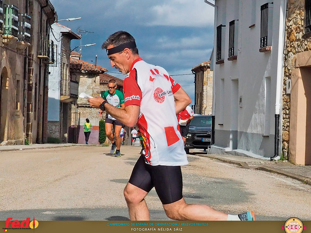 Francisco Rubio, en pleno esfuerzo durante la prueba./ NÉLIDA SANZ