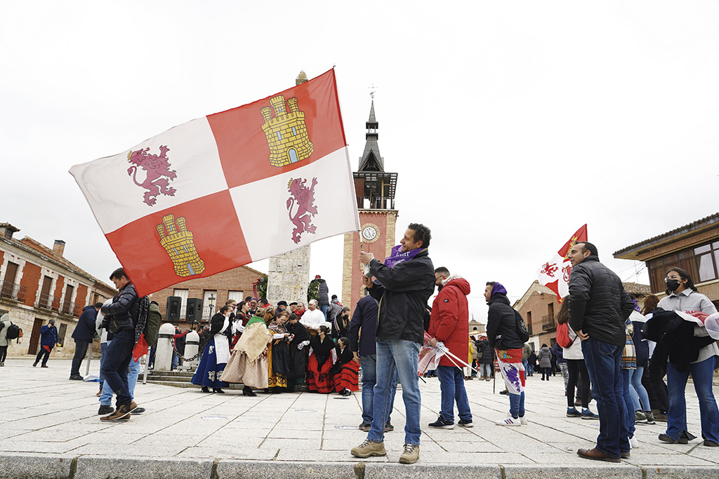 Imagen del pasado Día de la Comunidad celebrado en Villalar de los Comuneros./ ICAL