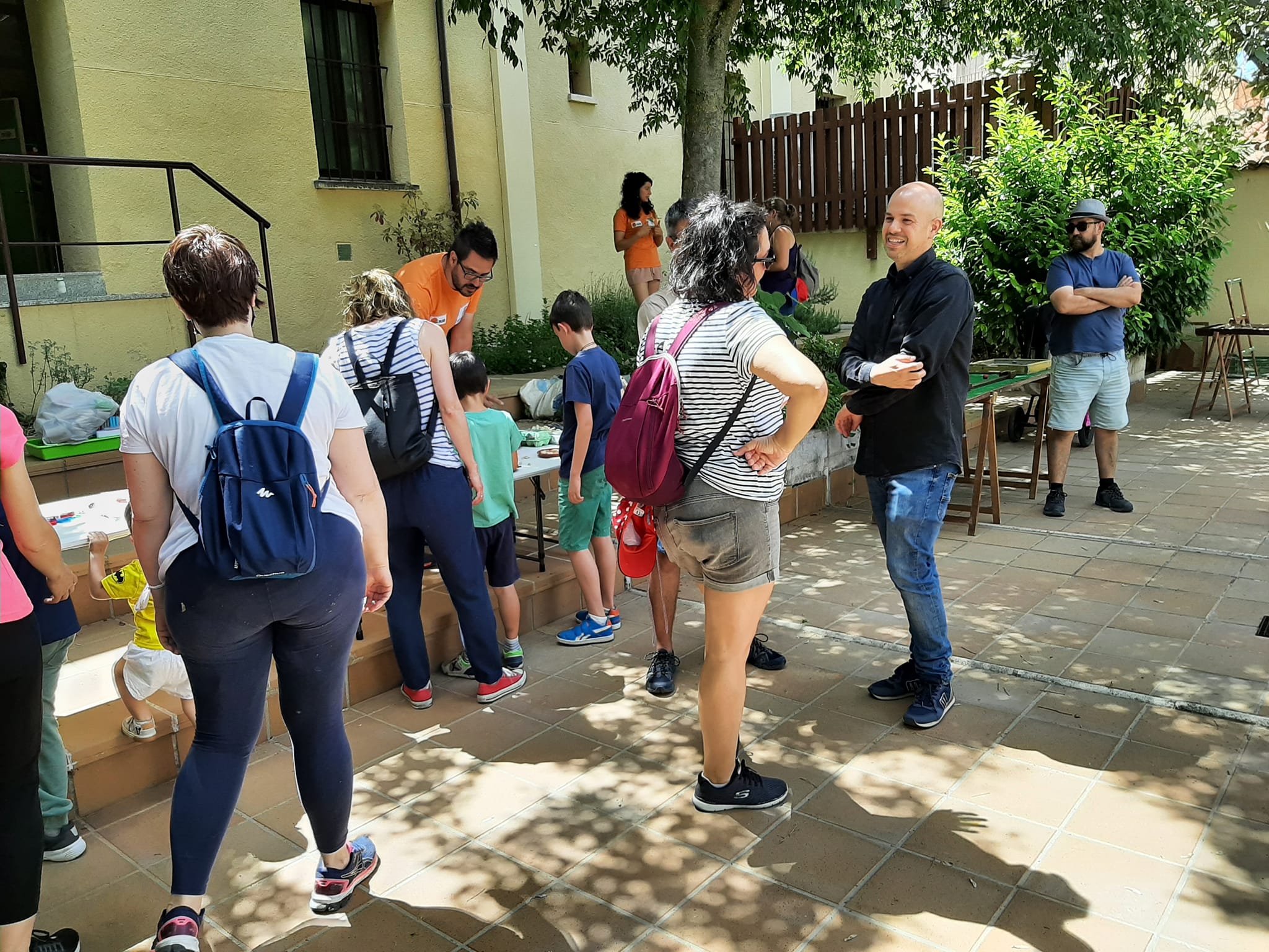 Taller familiar en el Centro de Interpretación de San Lorenzo y los Valles. / E. A.