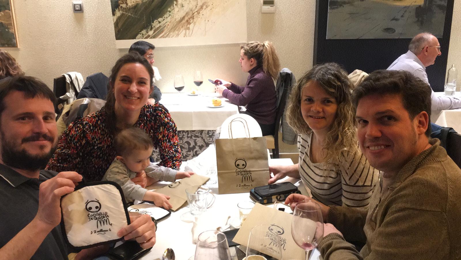 Algunos de los comensales que participaron en la promoción.