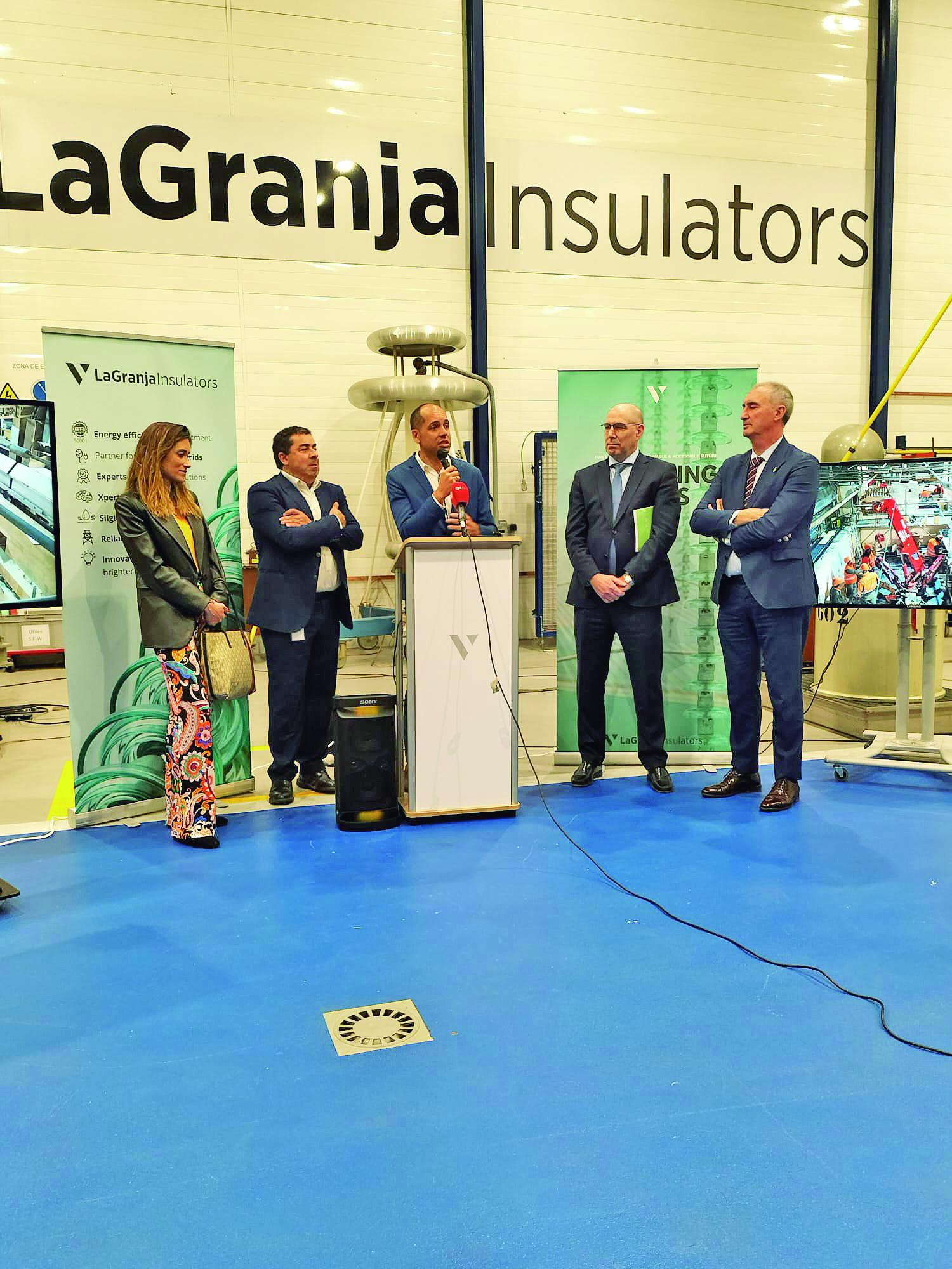 Un momento de la inauguración en el Real Sitio.