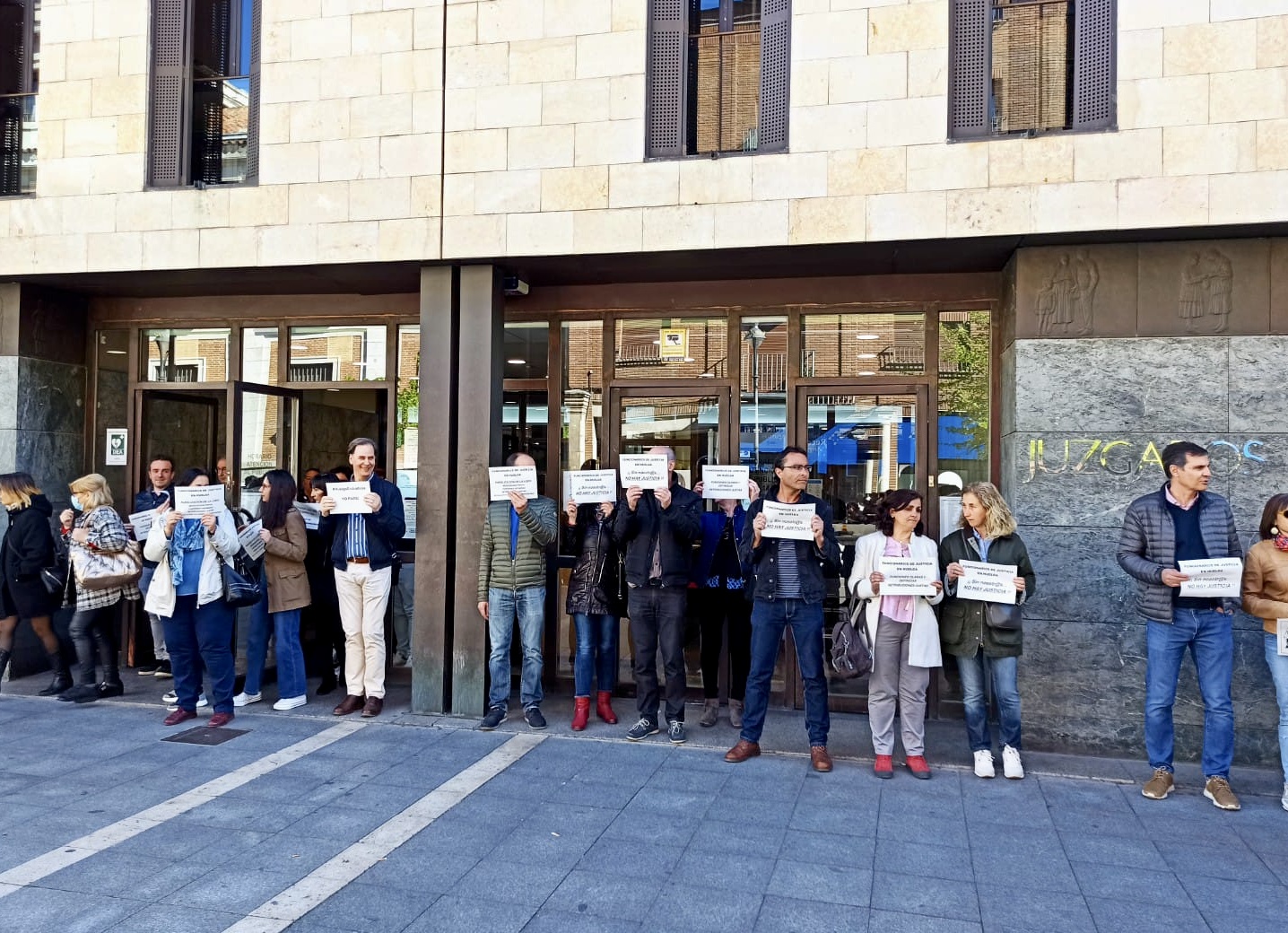 Primera jornada de paro. / Leticia Pérez