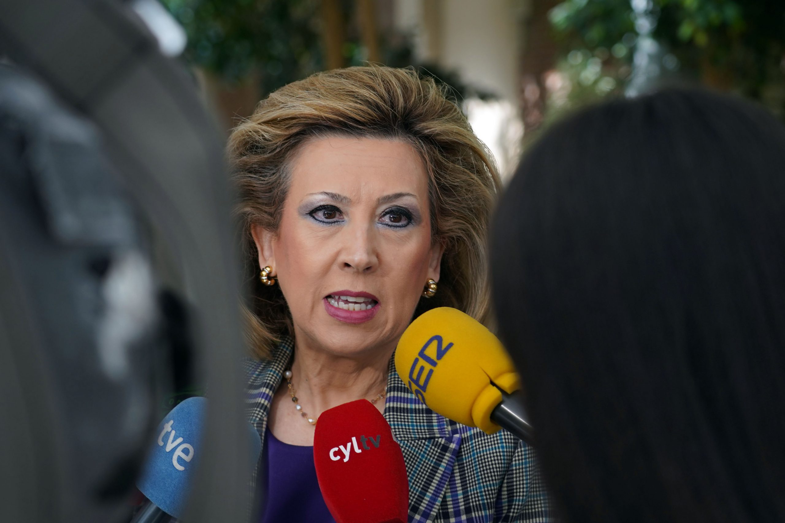 Violeta Martínez Pindado informó ayer sobre los temas abordados durante la reunión. / Rubén Cacho