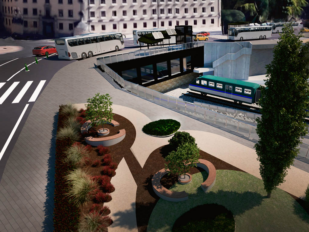 Propuesta presentada en la zona de la estación de Renfe. / SEGOVIA EN MARCHA