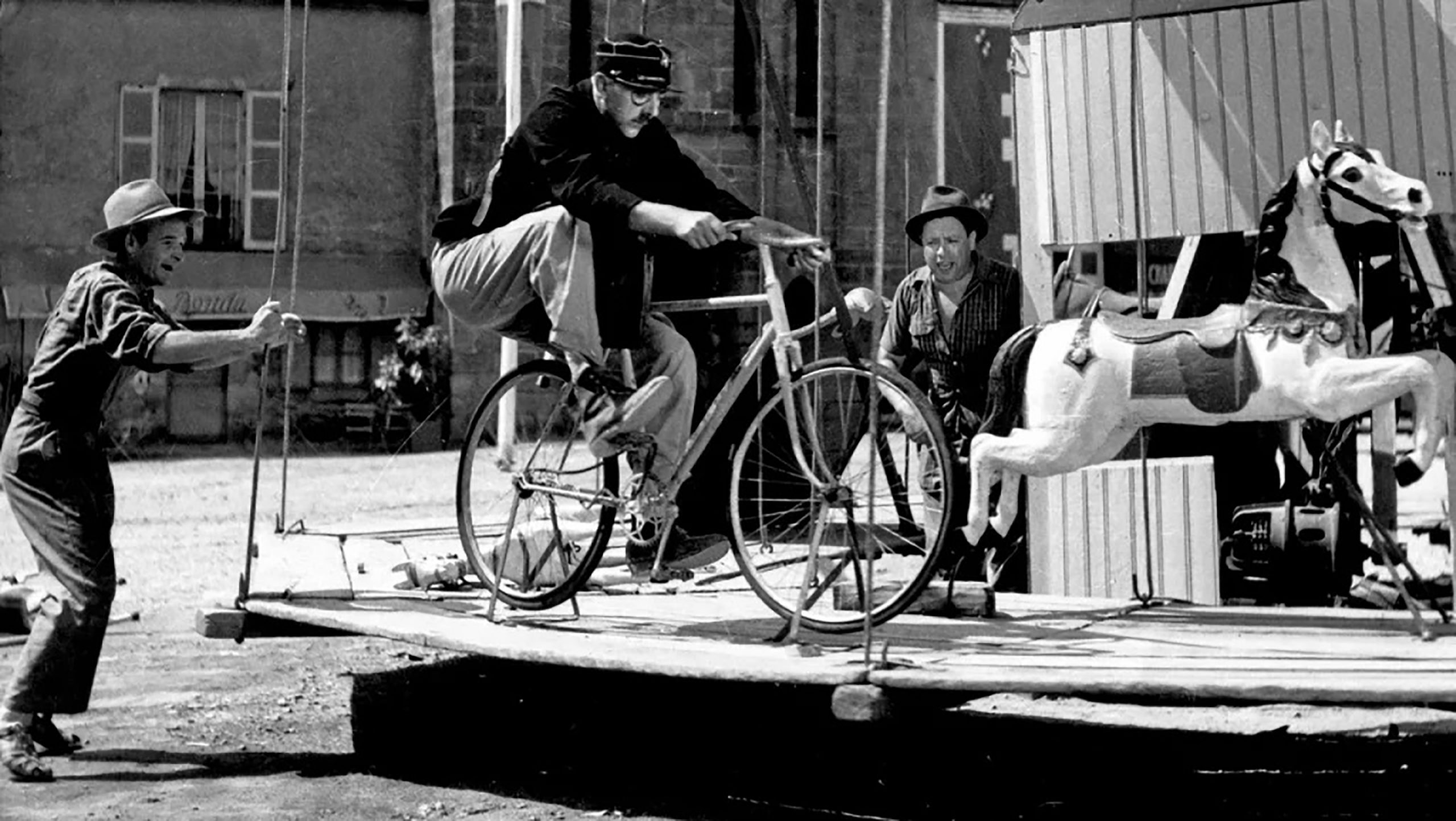 Un fotograma de “Día de fiesta”, de 1949.