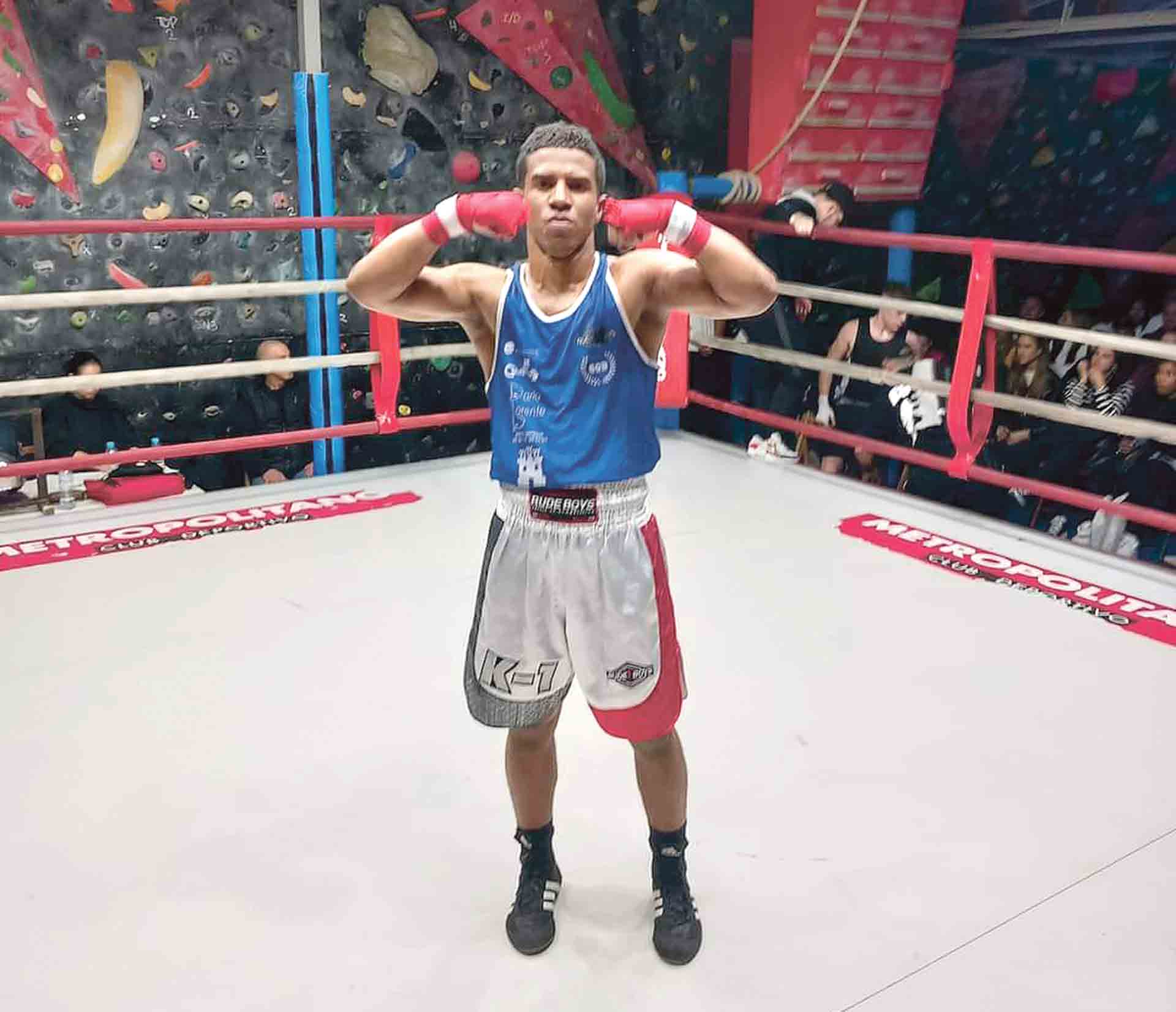 Marconis Rosario, celebrando una victoria./ EL ADELANTADO