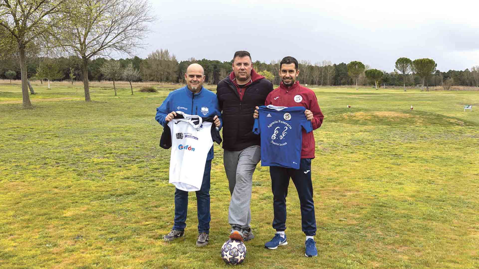 Valentín Quevedo (i), Eduardo Corral (c) y Daniel Martín./ E.A.