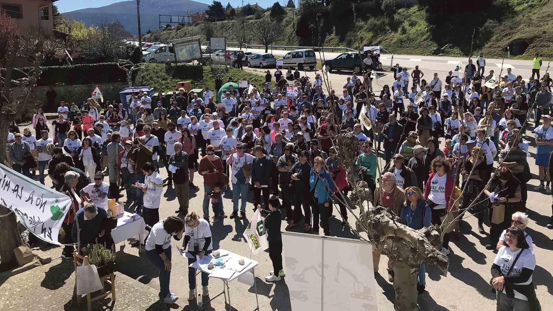 Concentración llevada a cabo la tarde del Jueves Santo. / E. A.