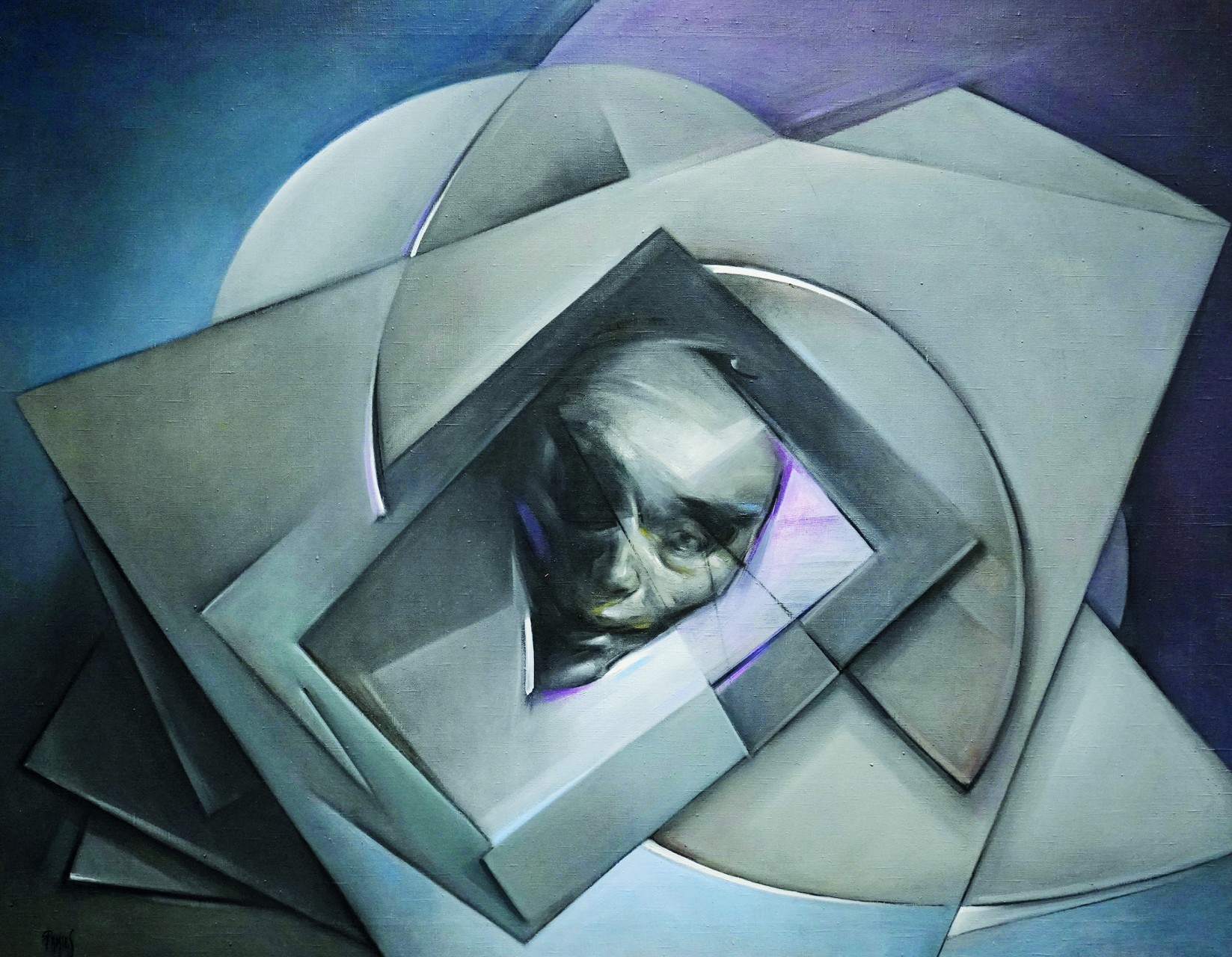 La pintura figurativa de Margarita Pamies muestra contenidos simbolistas. / Miguel Ángel Fernández