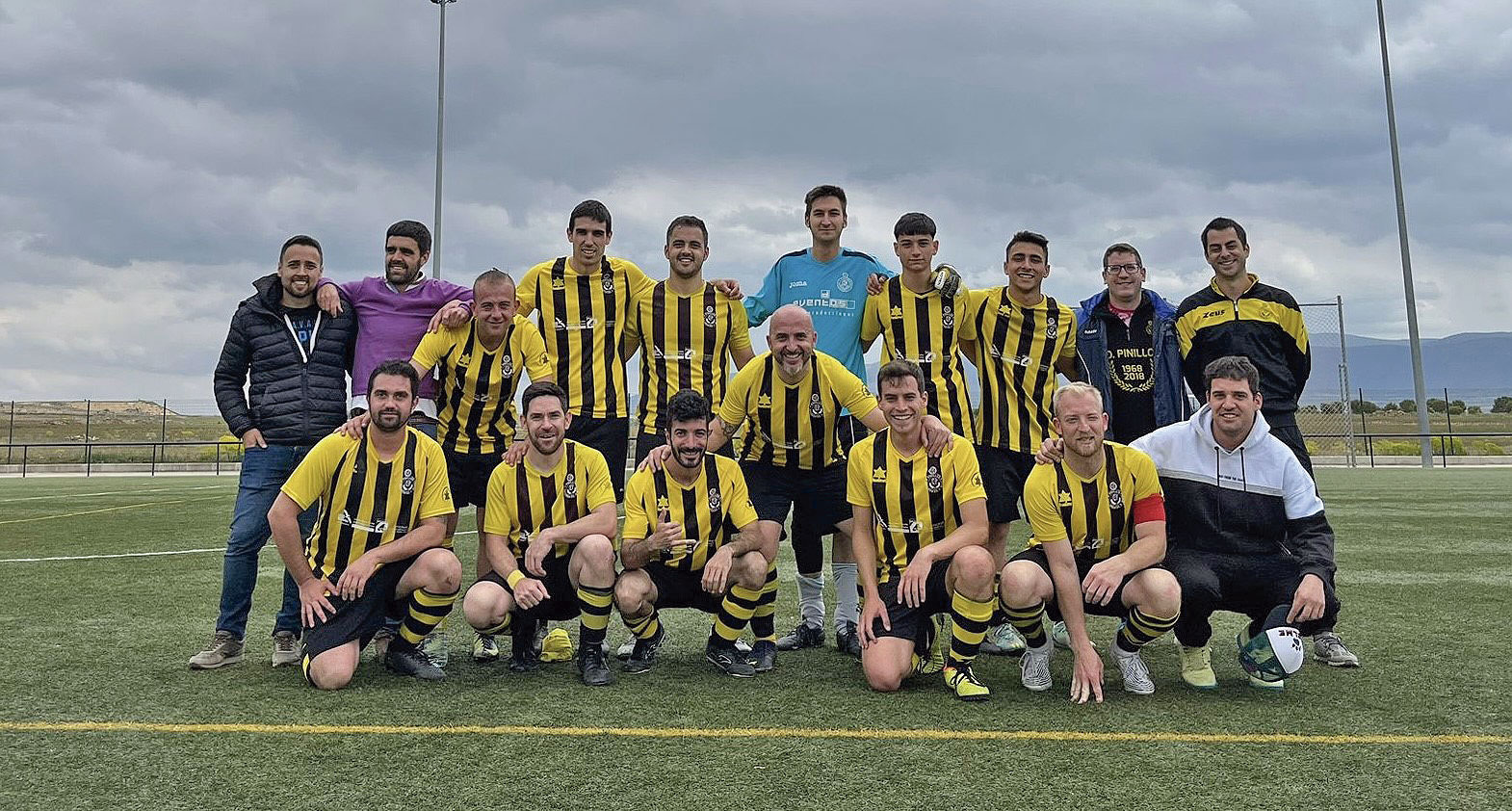 Conjunto del CD Pinillos, que logró el pase a los cuartos de final de la Copa Delegación./ E.A.