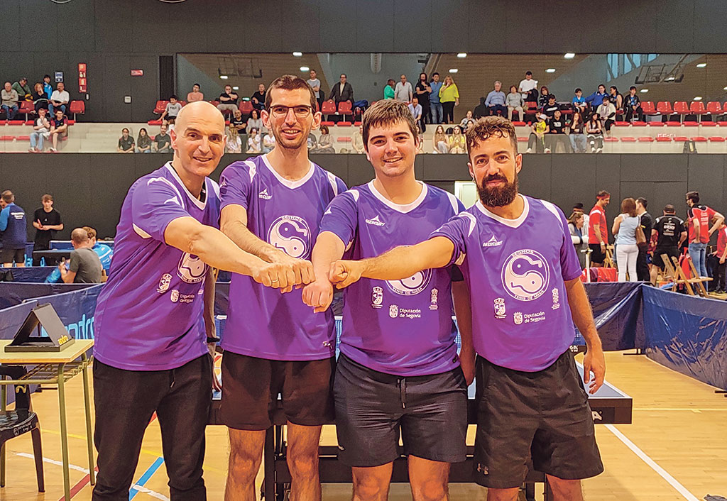 De izquierda a derecha, Antonio Sanz, Daniel Sanz, Míkel Izkue y Fernando García./ SEGHOS ETM