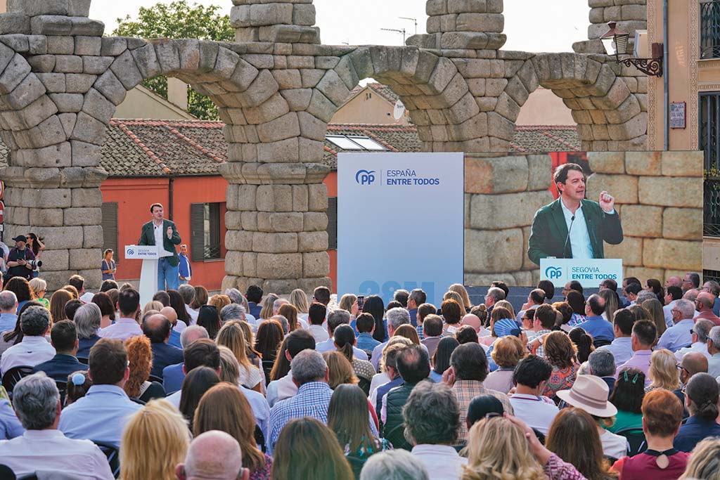 Fernández Mañueco, el pasado 28 de abril en Segovia. / Miguel Ángel Fernández
