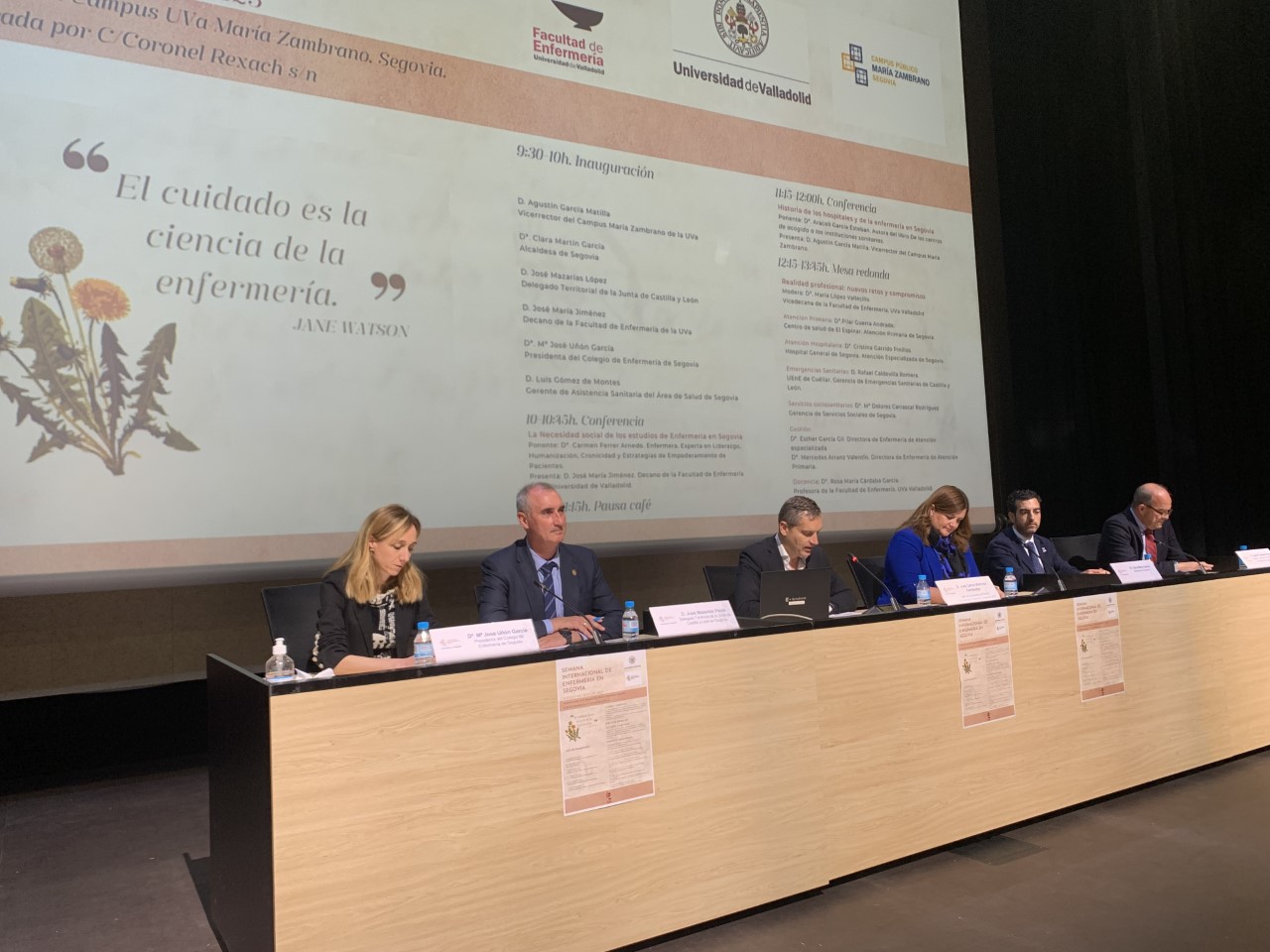 Inauguración de la jornada de la Semana de Enfermería. / EL ADELANTADO