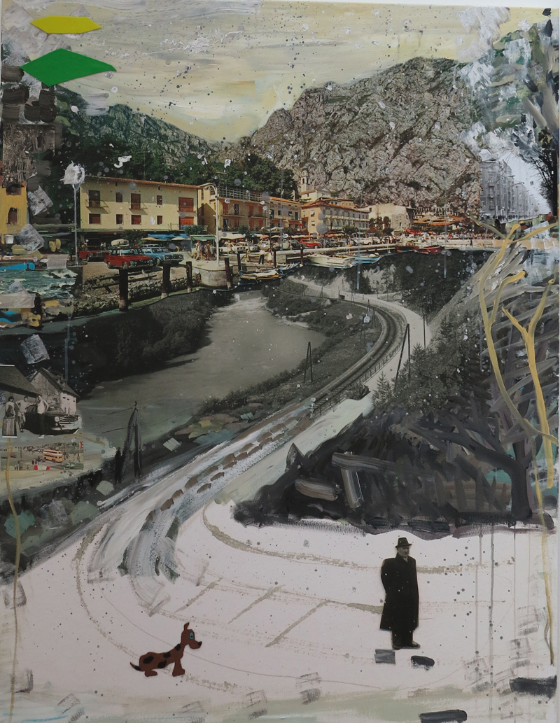 Una de las especialidades del bilbaíno es mezclar técnicas.