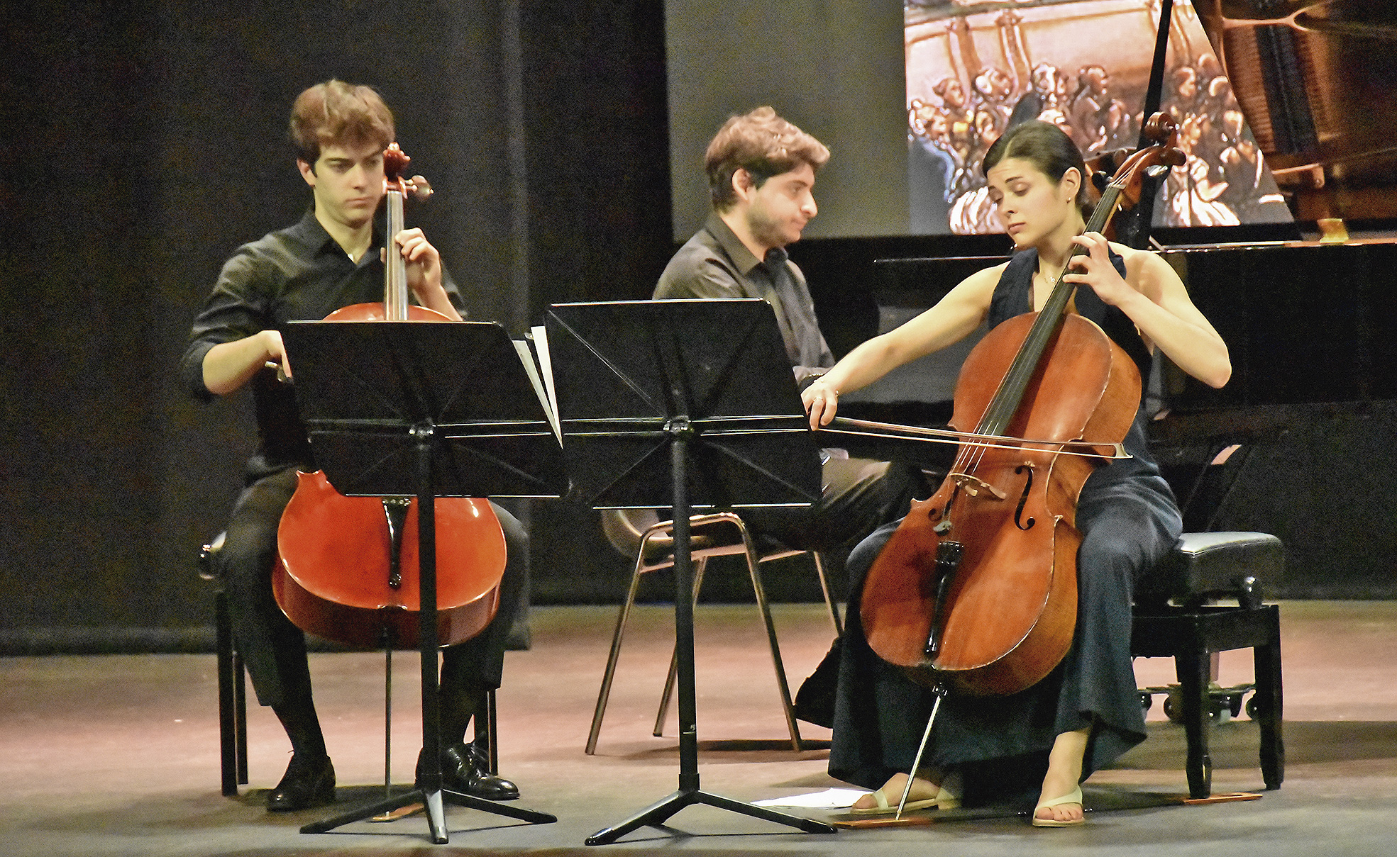 Intérpretes de Violonchelo Passion, el concierto del sábado. / Francisco Sánchez