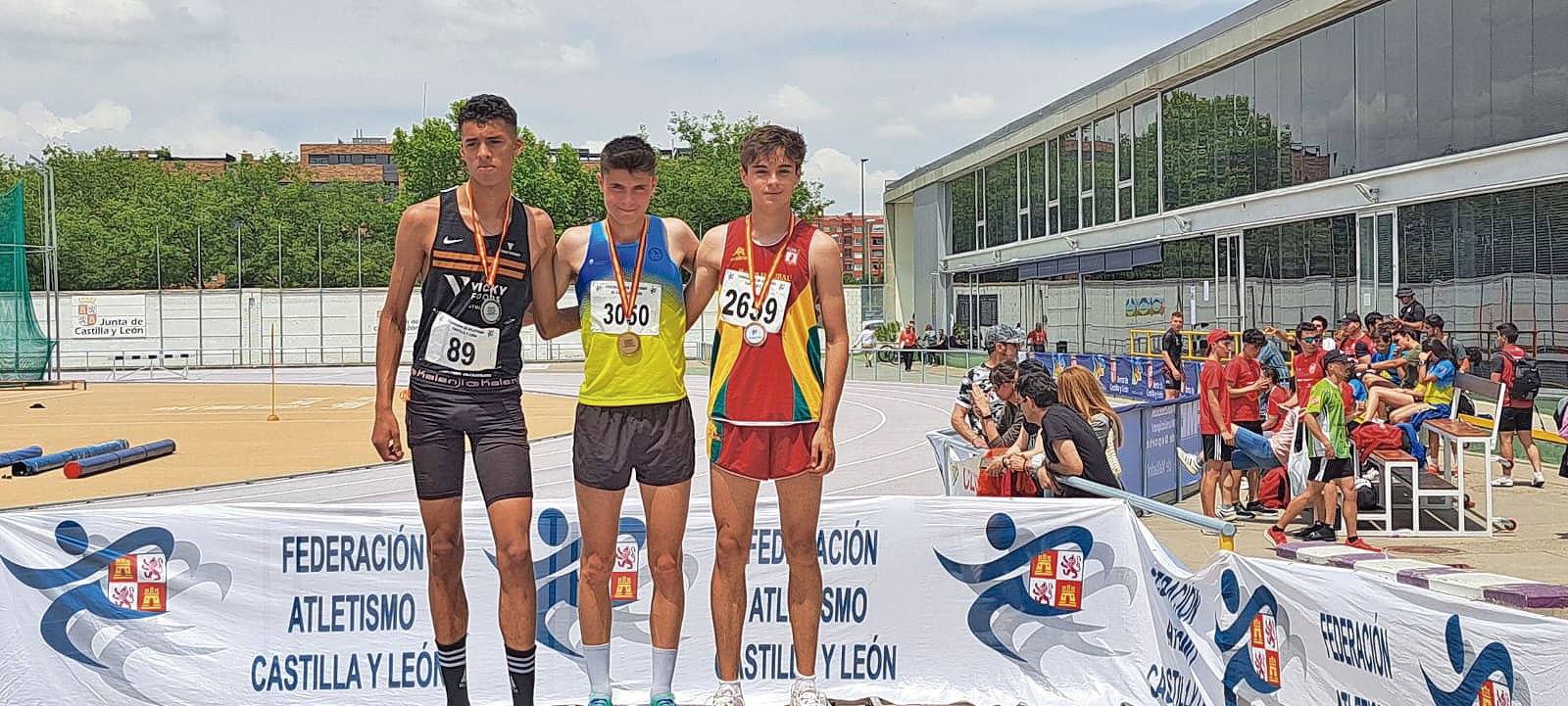 Uno de los podios del campeonato autonómico celebrado en las pistas Río Esgueva./ SP. SEGOVIA
