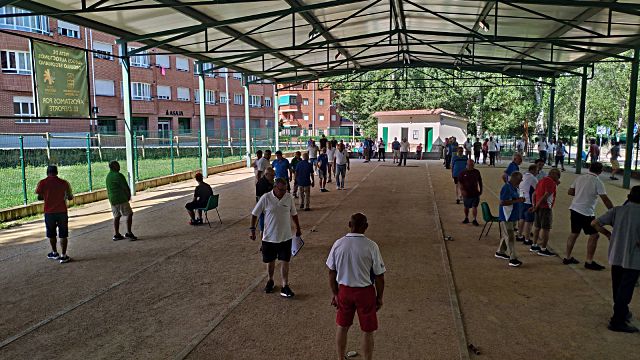 Panorámica de la pista ‘Orgullo segoviano’ durante la competición de tanga. / DELEGACIÓN