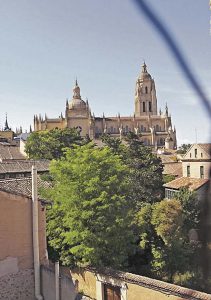 El jardín visto desde la torre de San Quirce. JMS.