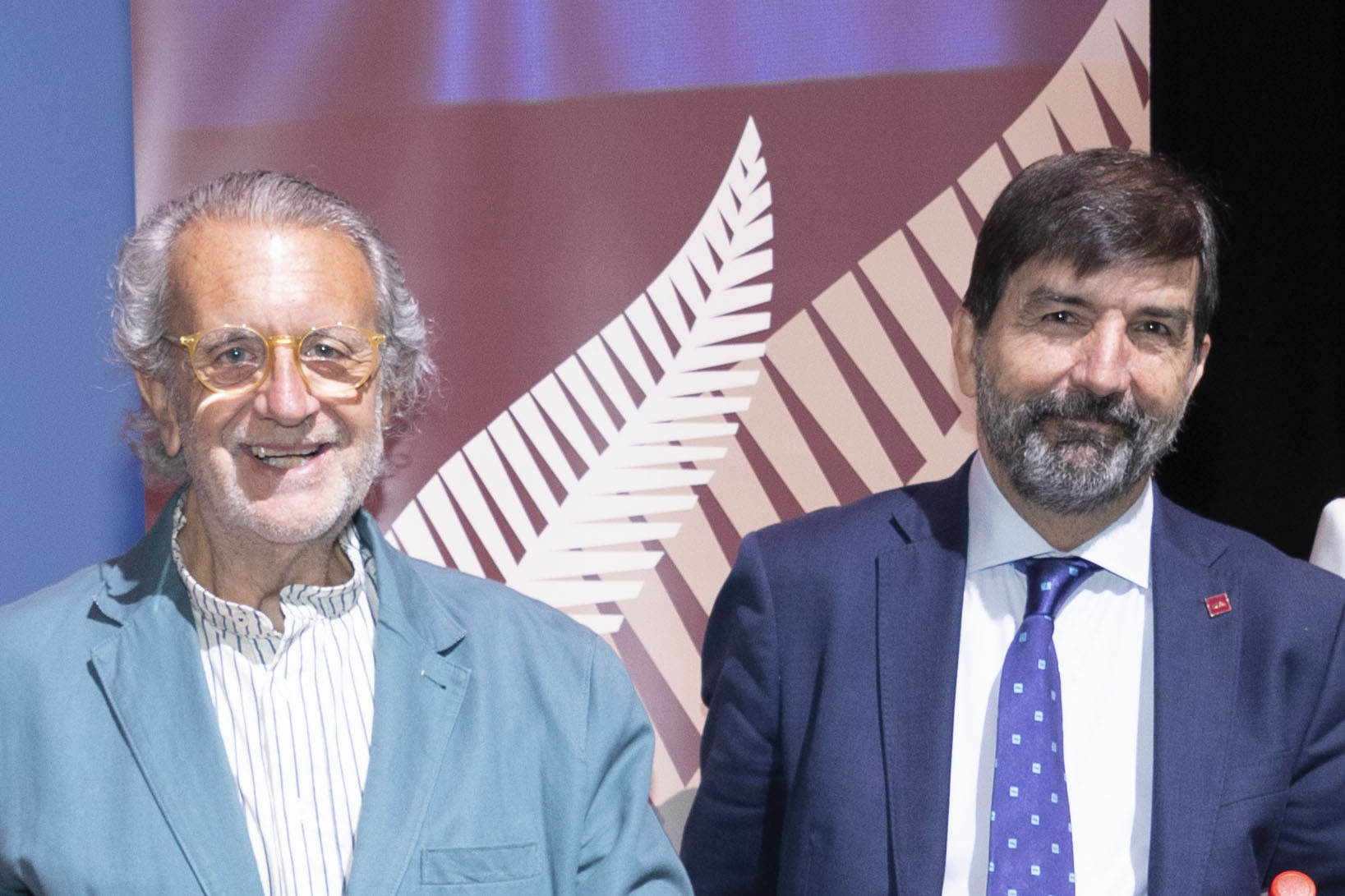 Aurelio Martín y Agustín G. Matilla en la XIV edición de Periodismo en lo Global. Alberto Morala.