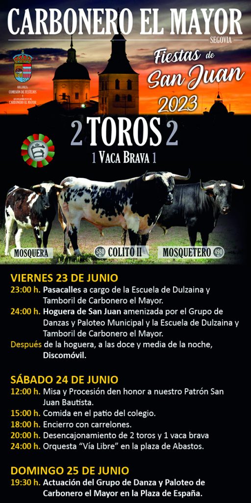 Dos toros y una vaca brava para el desencajonamiento de Carbonero el Mayor 2 Ayto Carbonero Dobleroba 300x600px