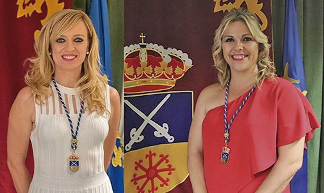 Berta Linares alcaldesa de Maracena y Vanessa Romero edil socialista en el Ayuntamiento