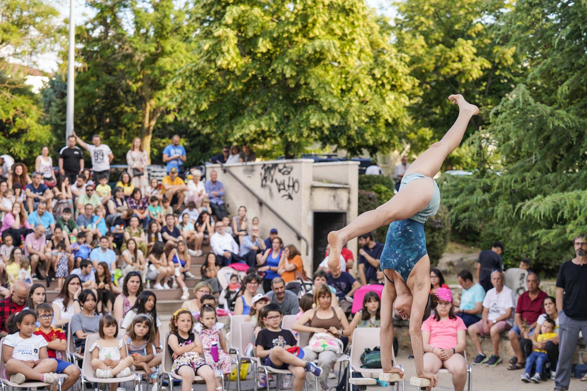 El festival tuvo lugar nuevamente en este parque del barrio de La Albuera. Miguel Ángel Fernández.