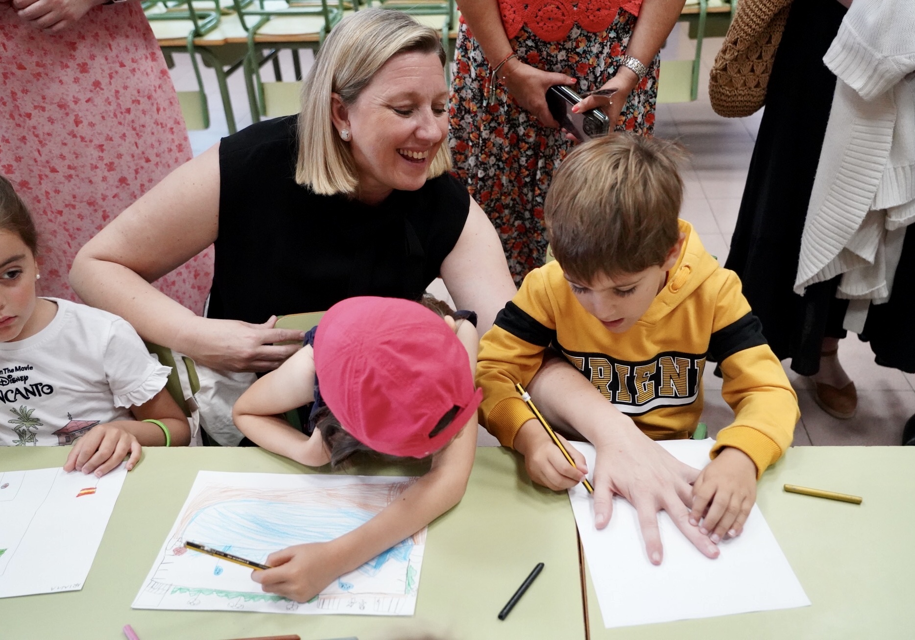 Blanco en el CEIP Caño Dorado. / Leticia Pérez