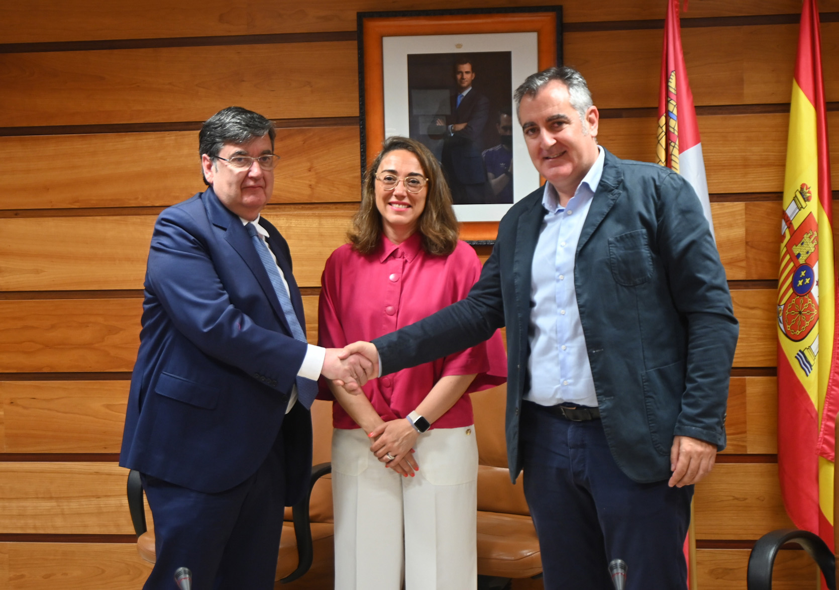 María González Corral en el acto de constitución de COTRACYL. / JCYL