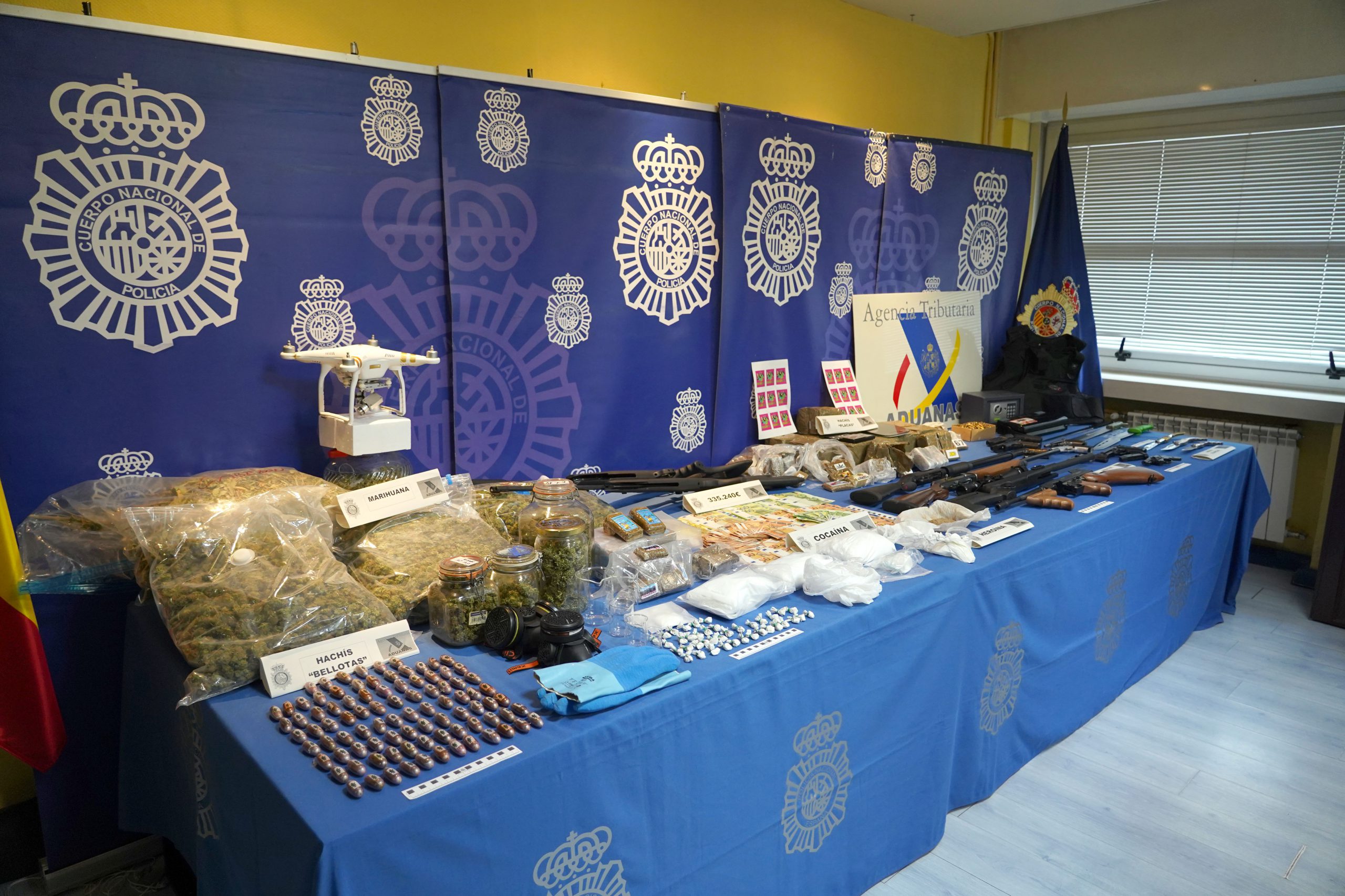 Material incautado en la operación Santo. / Rubén Cacho