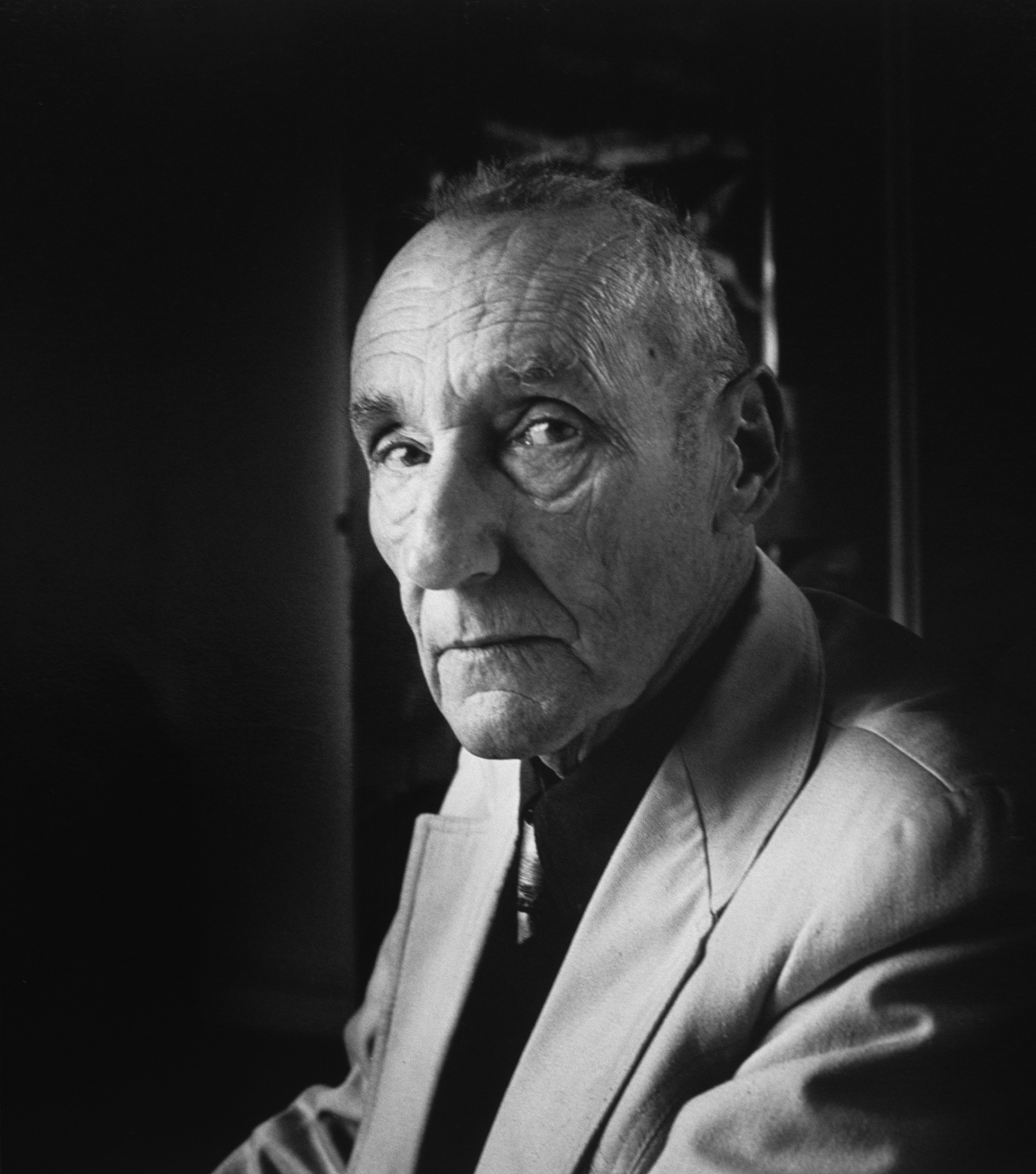 Imagen del escritor William S. Burroughs tomada por Lina Bertucci.