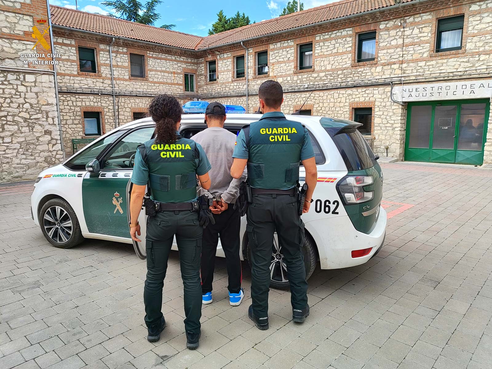 Momento de la detención.