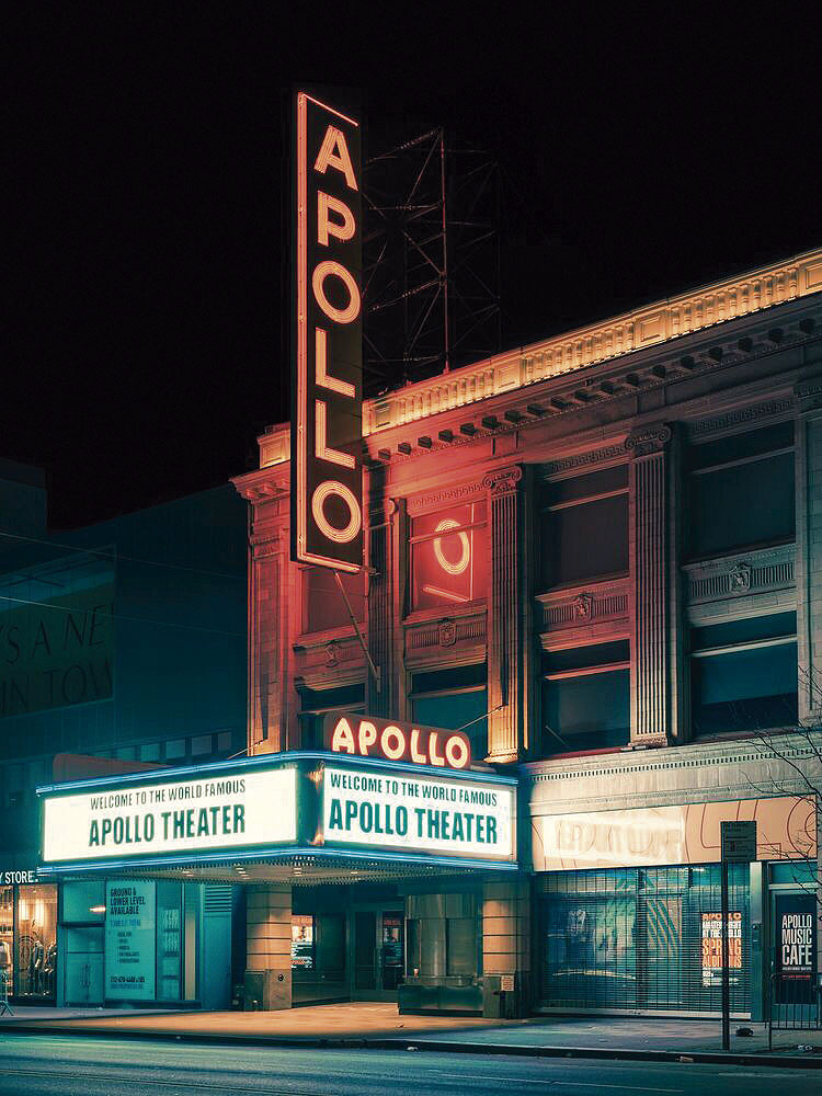 El Apollo Theater, en el barrio de Harlem.