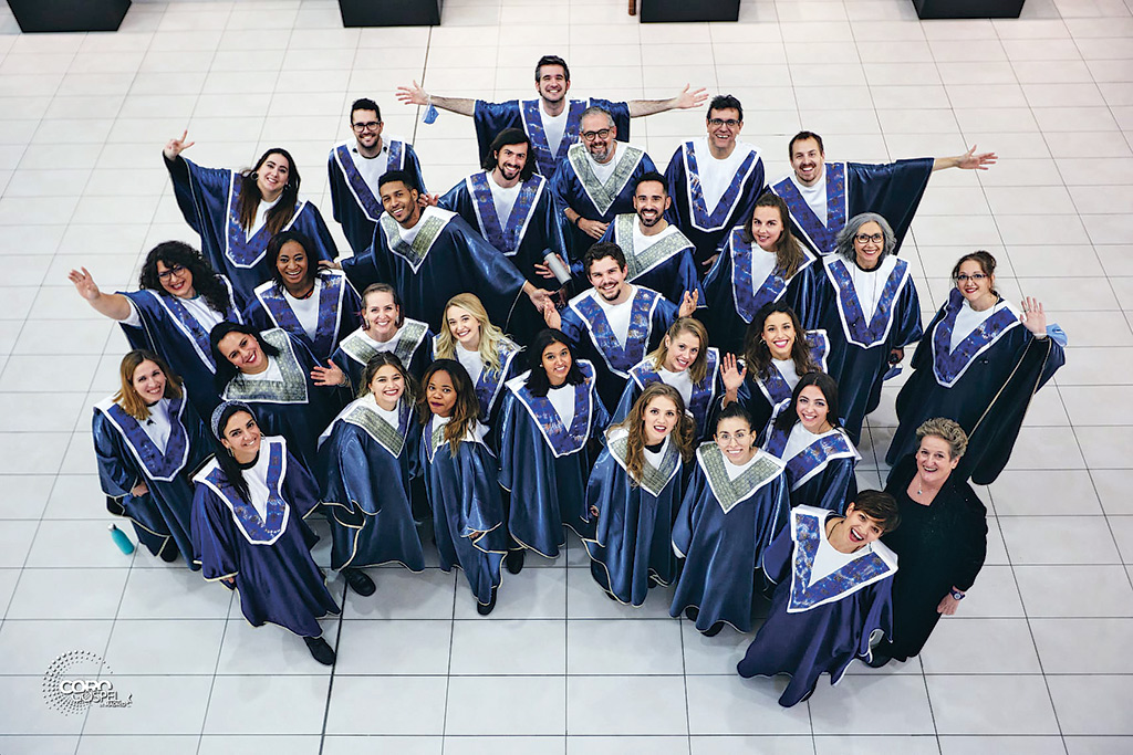 Imagen promocional del Coro Gospel de Madrid, que estará mañana en el Teatro Juan Bravo. / E. A.