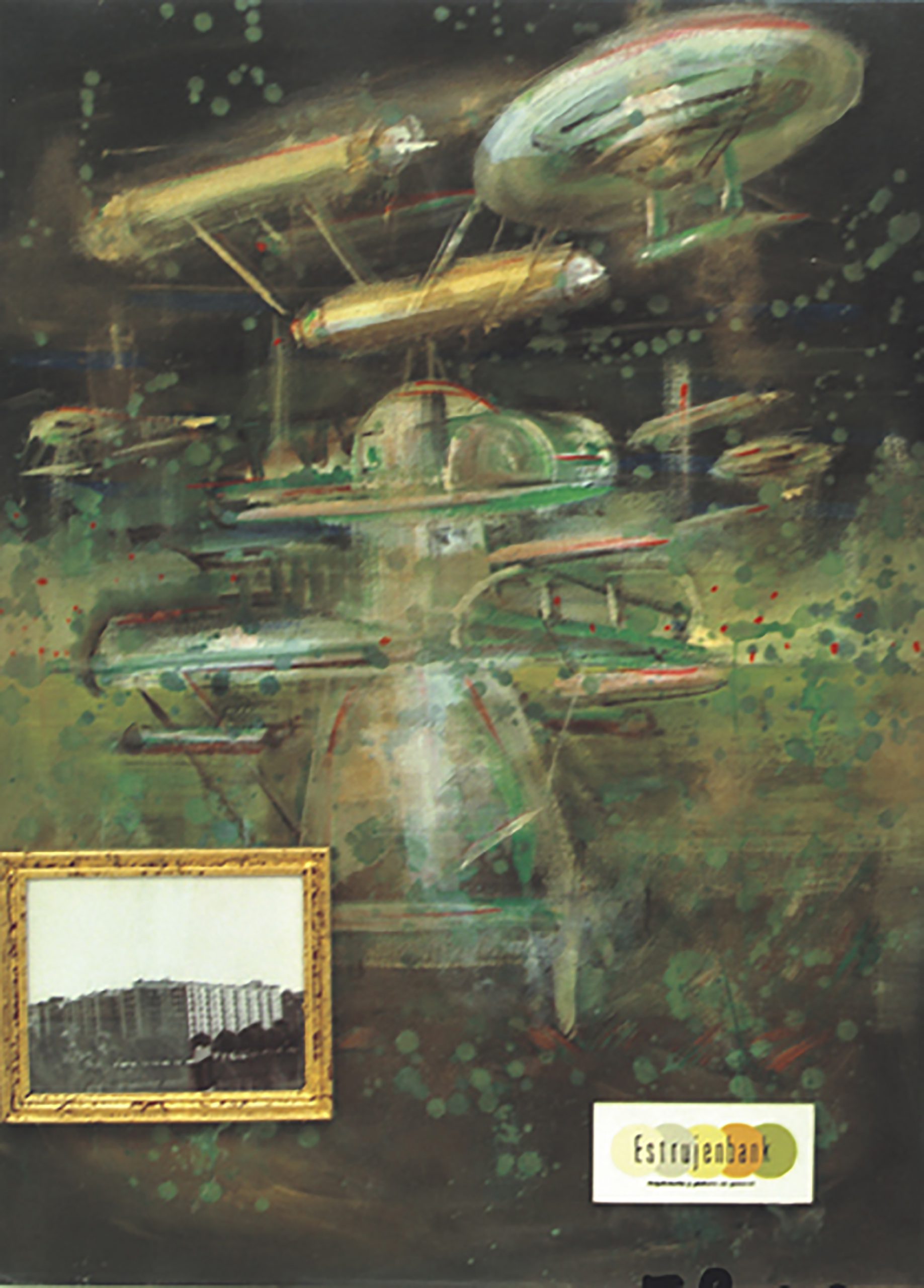 Técnica mixta sobre canvas, obra de 1990.