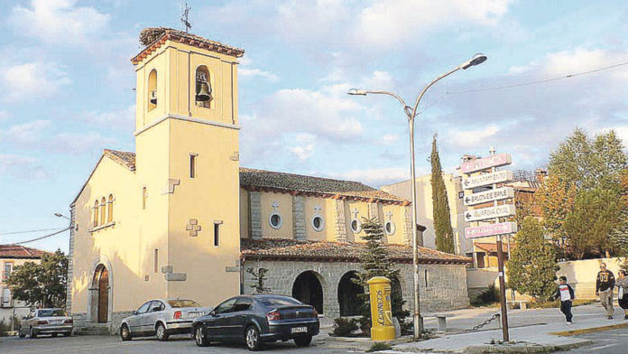 Localidad segoviana de San Cristóbal de Segovia.