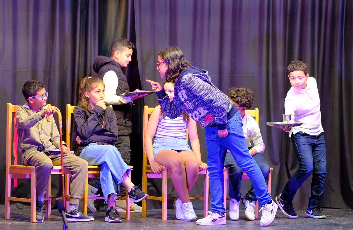 Colectivo teatral del colegio San José.