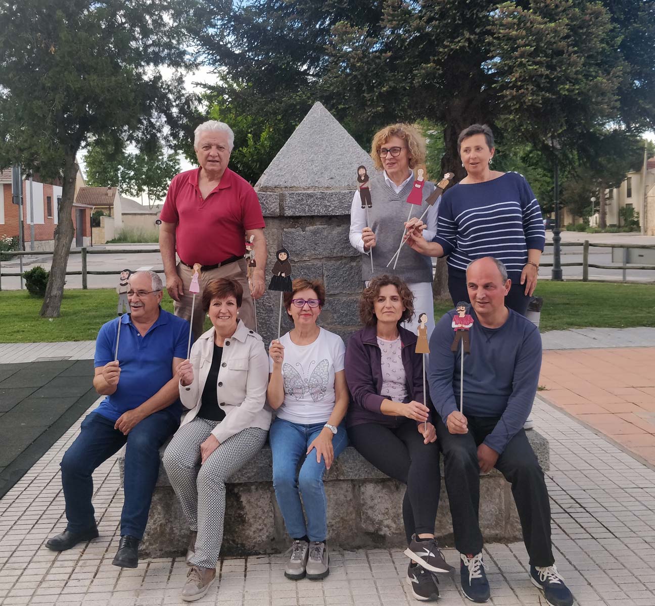 Grupo de marionetas de la Fundación Caja Cega.