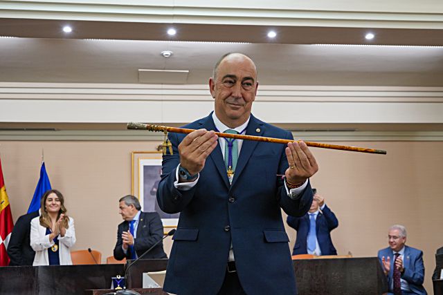 Miguel Ángel de Vicente. Toma de posesión de la corporación de la Diputación de Segovia.