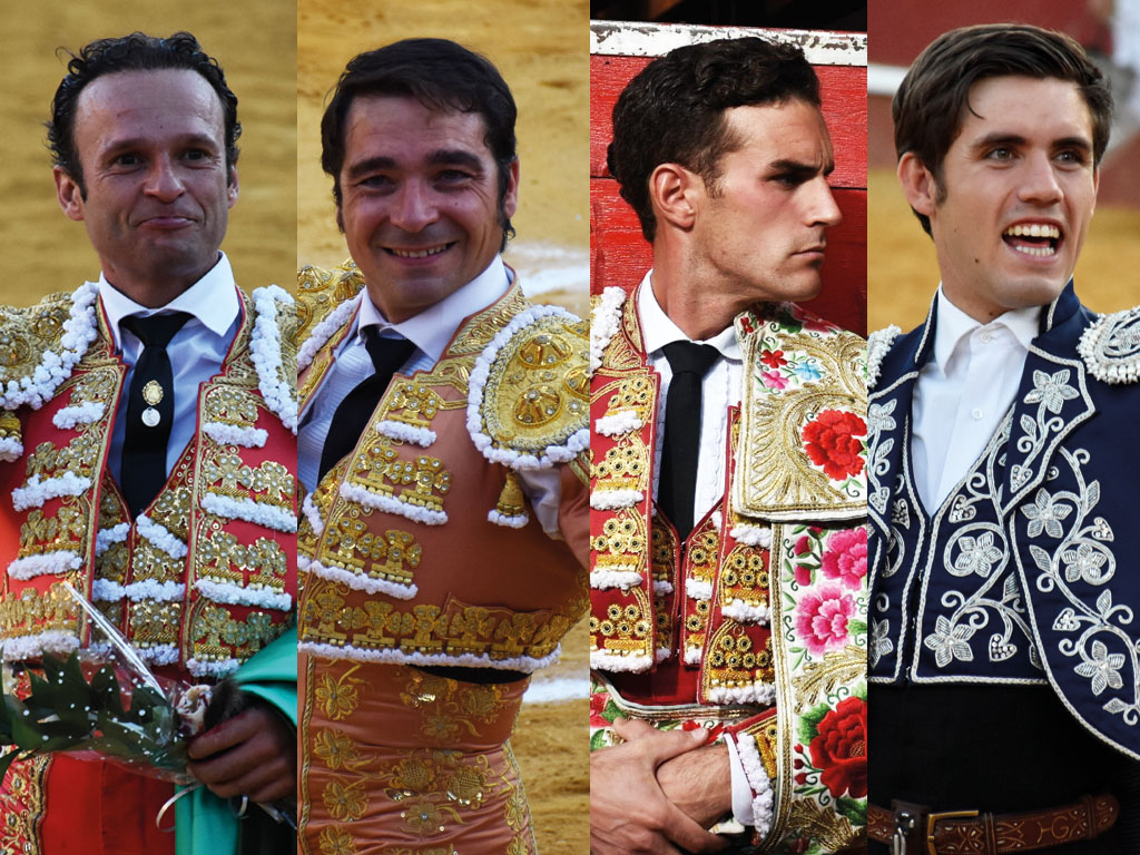 Antonio Ferrera, Javier Herrero, Fernando Adrián y Guillermo Hermoso de Mendoza. / A.M.